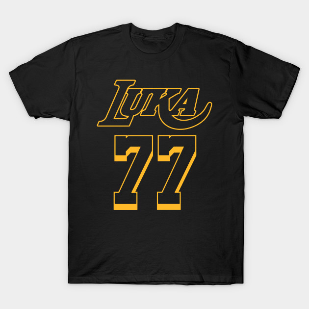 Lakers DONČIĆ 77 ＋25年プレーオフ観戦限定Tシャツ付き Luka Doncic #77 Los Angeles Lakers Nike Player NBA T-Shirt